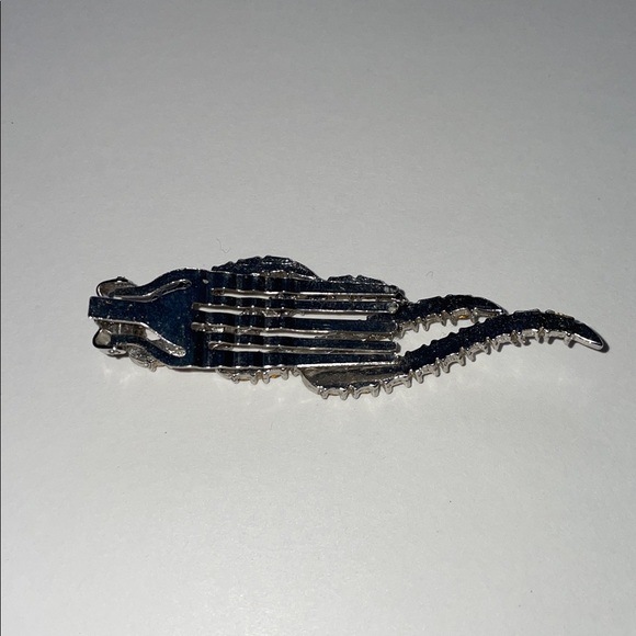 Vintage rhinestone hair clip.  3” - Picture 3 of 6